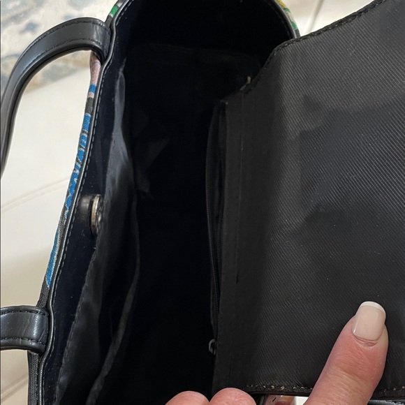 Cheerleader Print Black Tote Bag - Picture 7 of 7